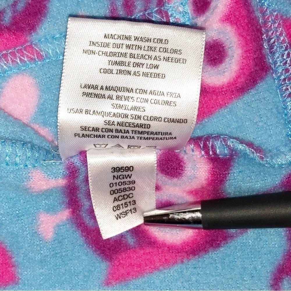 Hanna Andersson Blue and Purple Owl Fleece Pullover Size 6-7 (120)